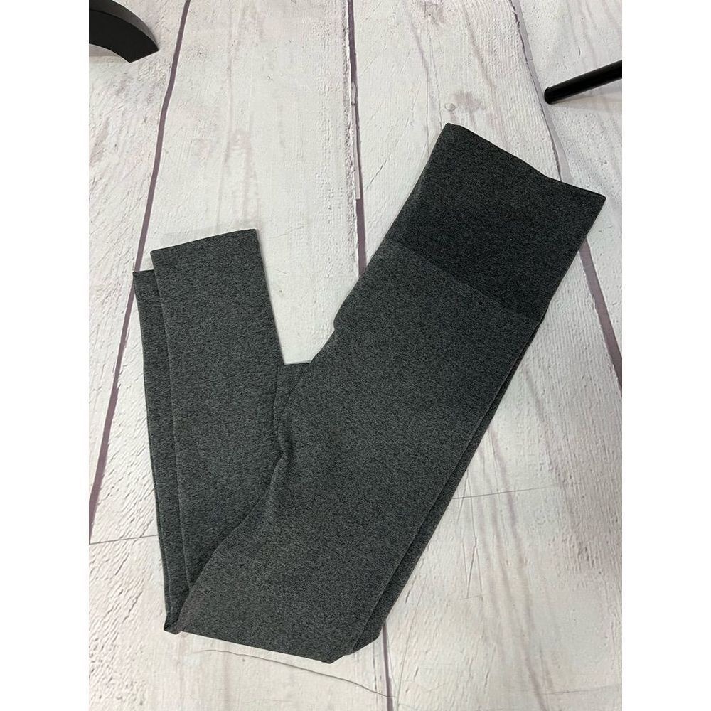 Blissful Benefits Warners Womens Charcoal Heathered High Waisted Leggings L XL